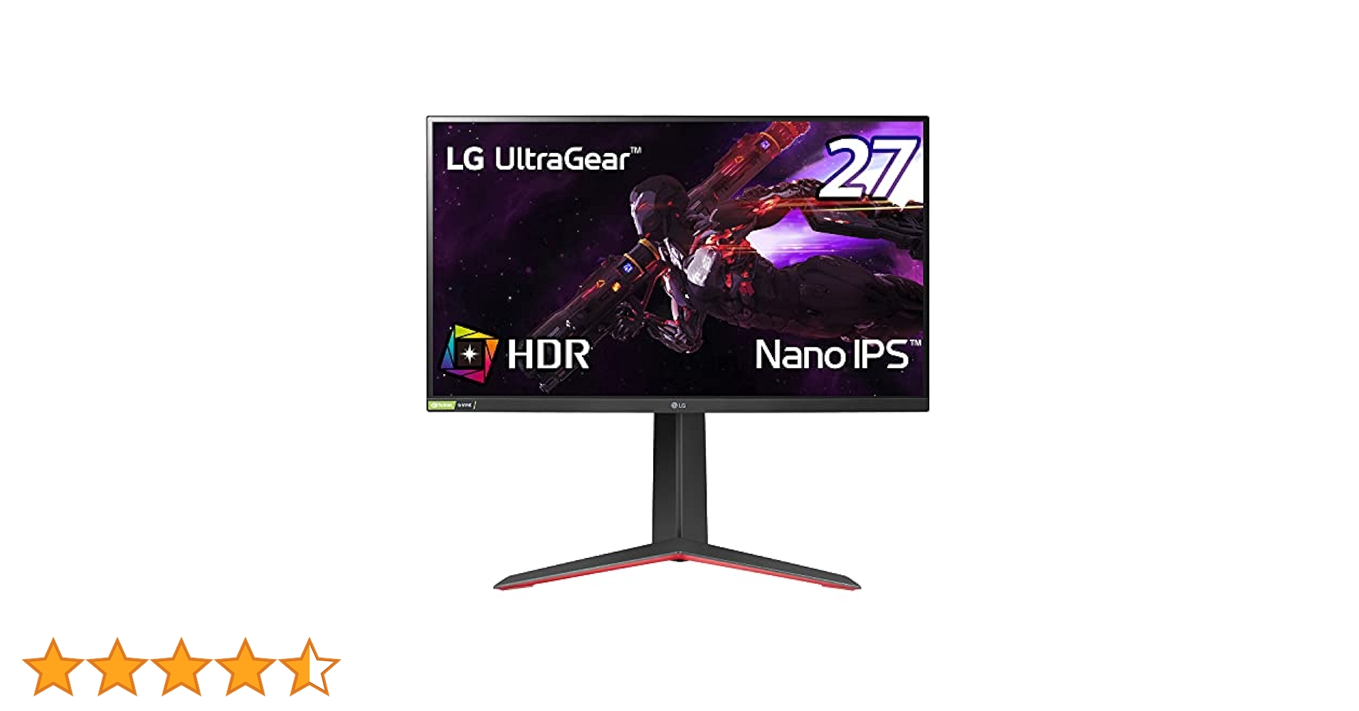 LG ウルトラギア　27GL83A WQHD 144Hz モニターアーム付き 27